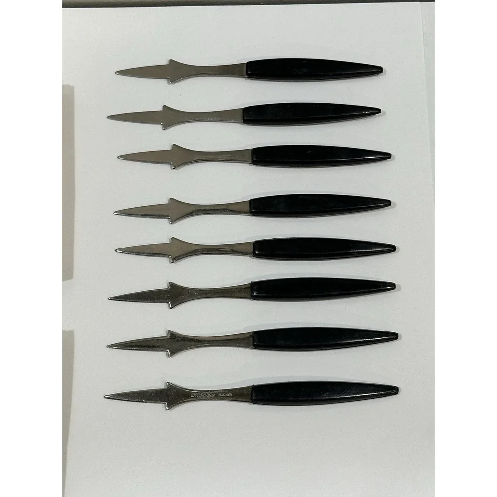 Vintage Little Forks TWO 8-Piece‎ Set Stainless Steel, Made in Japan, MCM